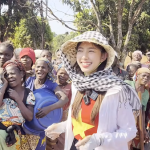 Hoa hậu Thùy Tiên lan tỏa hình ảnh đẹp về người Việt tại Châu Phi